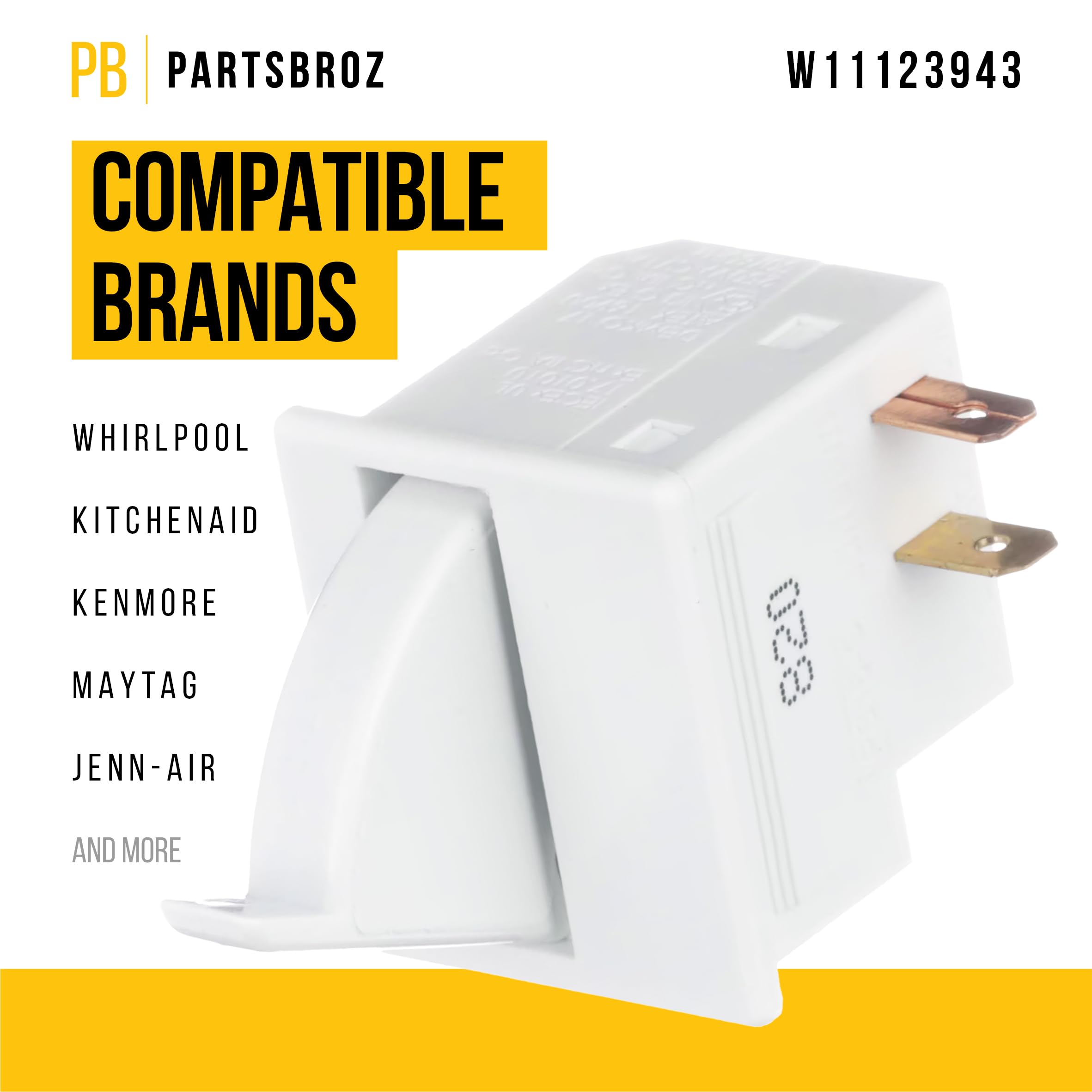 Amazon.com: PartsBroz W11123943 Ice Bin Safety Switch Rocker